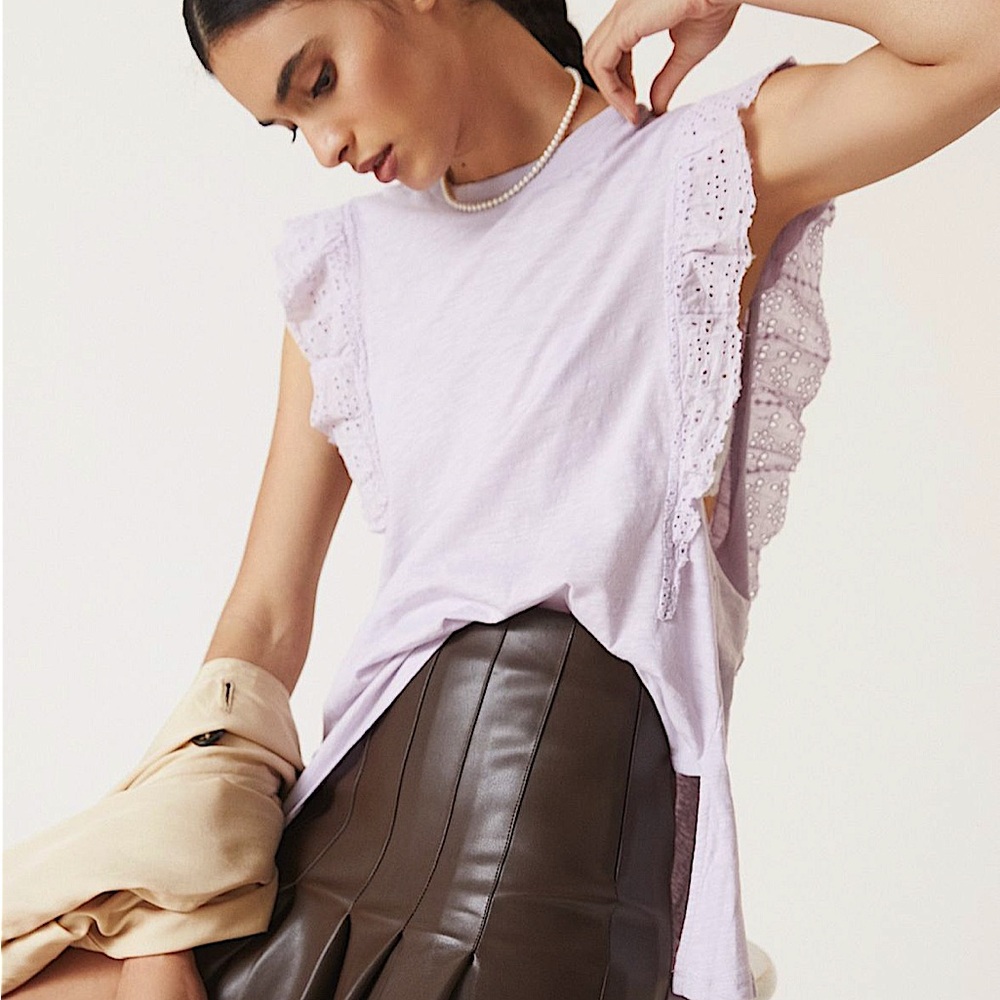 Ruffle Sleeve Tunic
